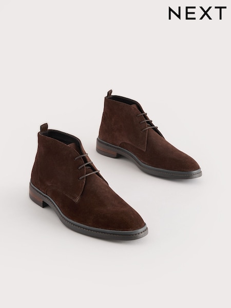 Brown Suede Chukka Boots (E12620) | €39