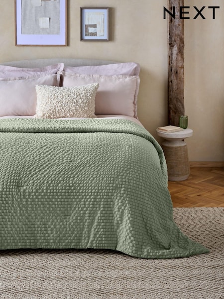 Crinkle Textured Bedspread (E12624) | ‏124‏₪ - ‏229‏ ₪