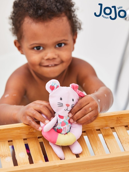JoJo Maman Bébé Pink Mouse Bath Doll Toy (E12627) | €16