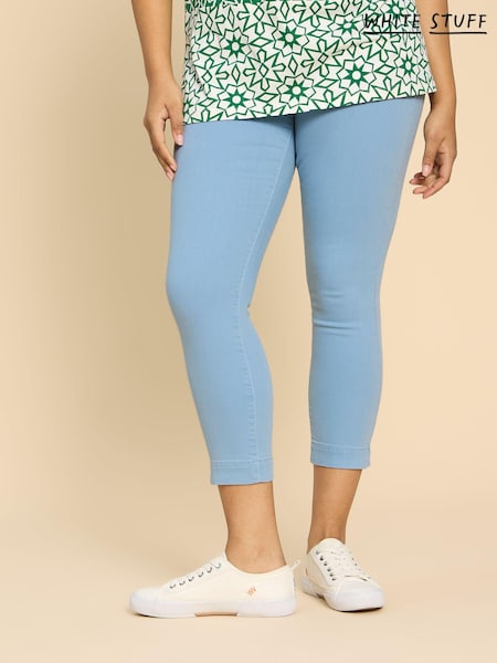 White Stuff Blue Janey Crop Jeggings (E12668) | €14