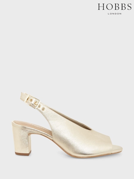 Hobbs Gold Kali Sandals (E12687) | 688 QAR