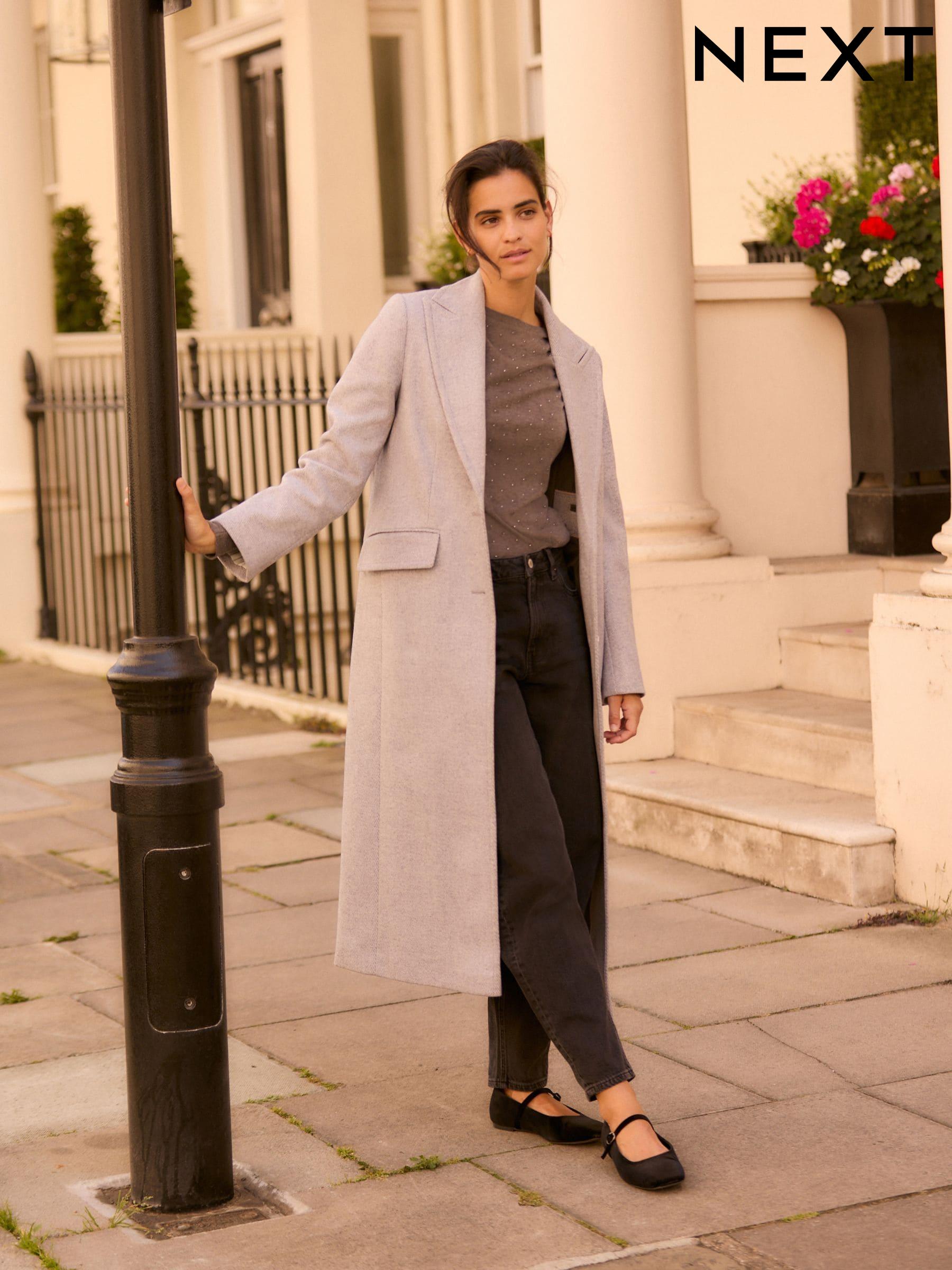 Long trench jacket women's outlet