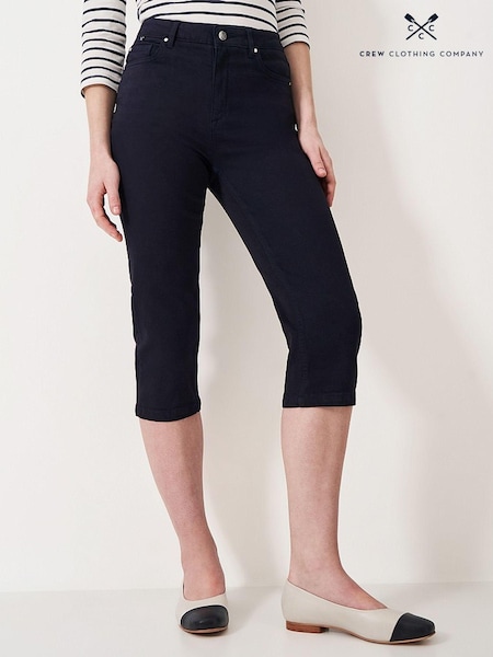 Синий - Crew Clothing Company Mia Cropped Jeans (E12827) | €73