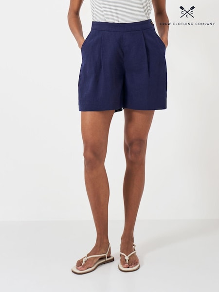 Crew Clothing 100% Linen Blend Shorts (E12838) | 163 LEI