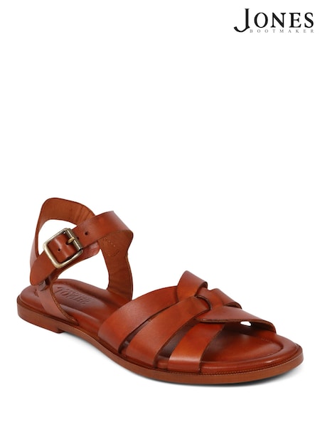 Jones Bootmaker Natural Inez Flat Sandals (E12876) | R$ 780