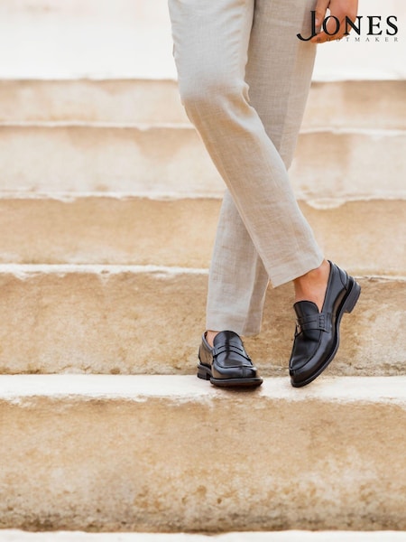 Jones Bootmaker Chorleywood 2 Leather Penny Loafers (E12899) | AED932