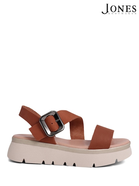 Jones Bootmaker Gold Veena Platform Sandals (E12907) | €50