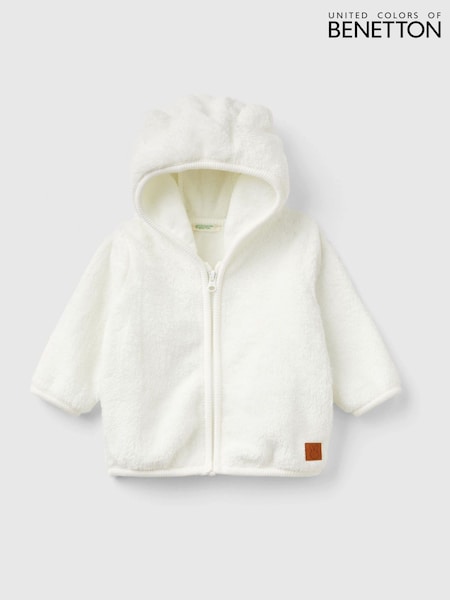 Benetton Fleece Cosy Bear Ears Brown  Jacket (E13069) | $39