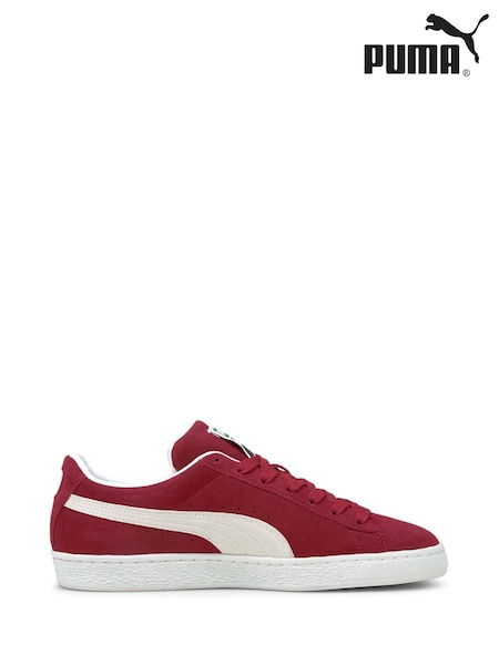 Puma Red white Suede Classic XXI Unisex Trainers (E13085) | €93