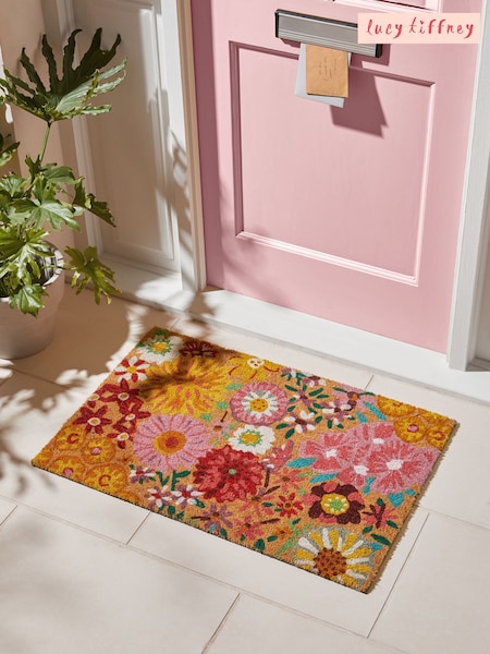 Lucy Tiffney Pink Campion Floral Doormat (E13117) | €22 - €29