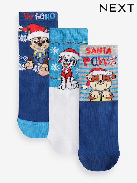 Weihnachten Paw Patrol - Cotton Rich License Socks 3 Pack (E13166) | 7 €