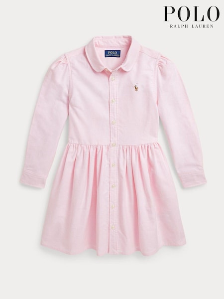 Polo Ralph Lauren Girl 100%Cotton Oxford Style Dress (E13234) | 480 LEI - 522 LEI
