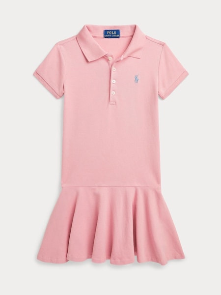 Polo Ralph Lauren Girl Polo Style 100% Cotton Dress (E13236) | 283 LEI - 318 LEI