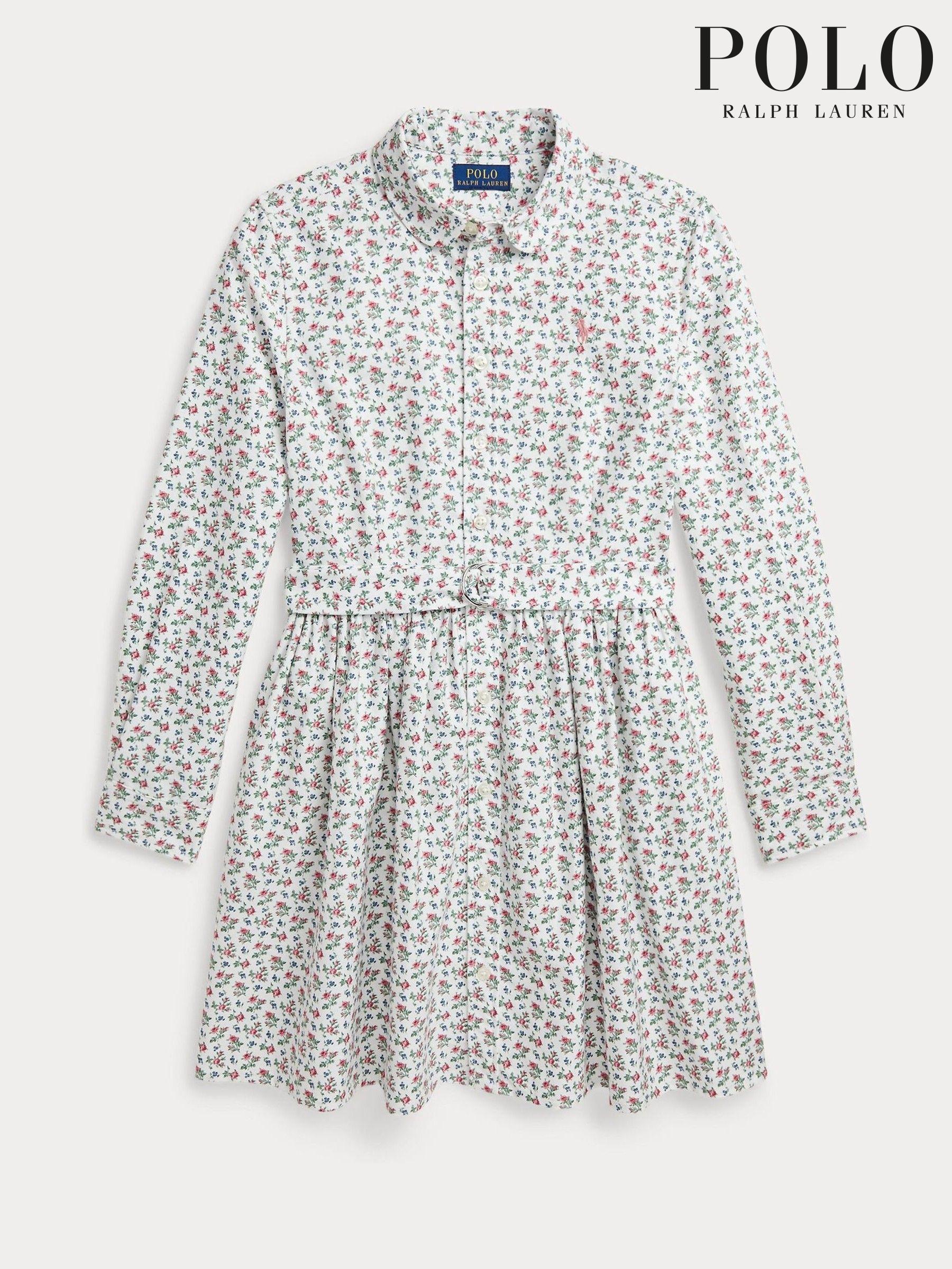 Girls Sale Polo Ralph Lauren Cream Long Sleeve Dresses Next Luxembourg