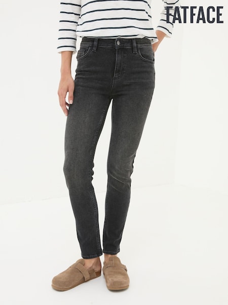 FatFace Sway Washed Black Slim Jeans (E13461) | €66