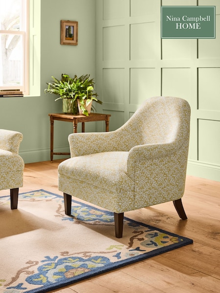 Nina Campbell Ochre Yellow Tangier Rosemoor Accent Chair (E13583) | €503