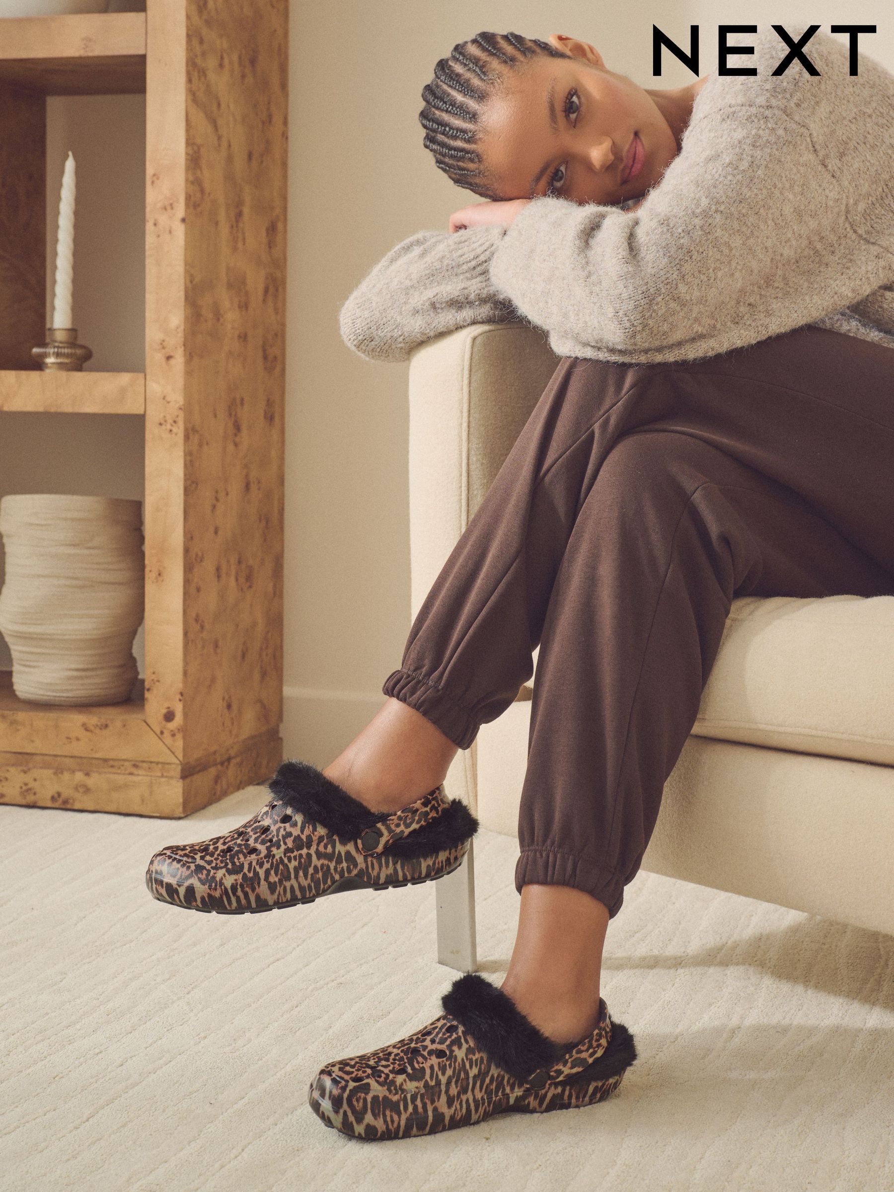 Next leopard print shoes online