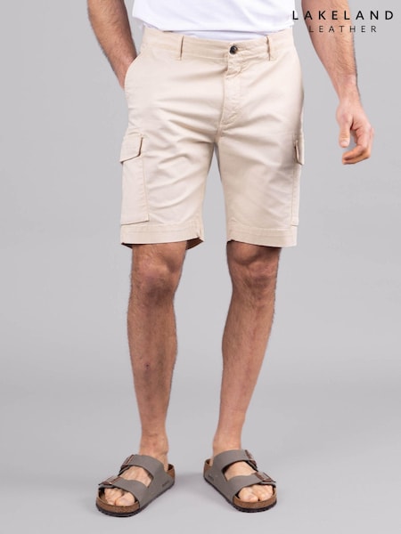 Lakeland Clothing Lance 100% Cotton Utility Brown Shorts (E13795) | ₪196