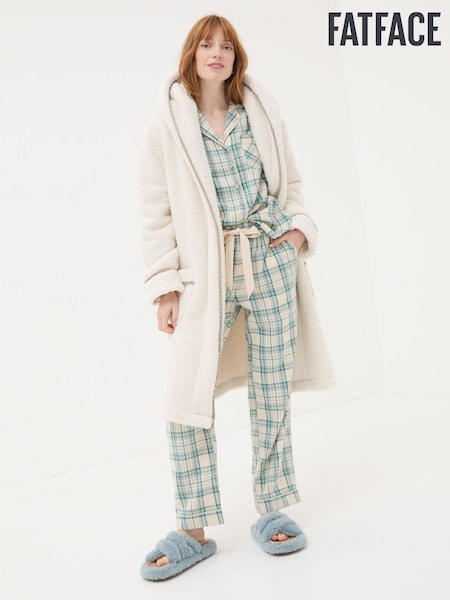 FatFace Snuggle Ivory Dressing Gown (E13928) | €42
