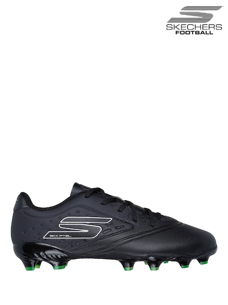 Skechers Black Razor Jr Youth Firm Ground Football Boots (E13931) | €63