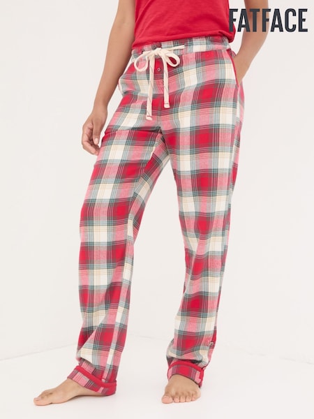 FatFace Eva Red Check Pyjama Bottoms (E14043) | €23.50