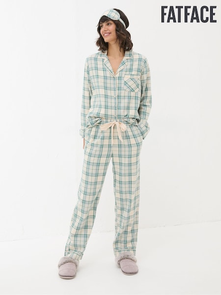 FatFace Green Pyjama Set Green Check (E14047) | €52.50