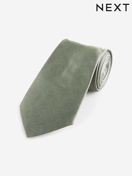 Lichen Green Silk Tie (E14107) | €21