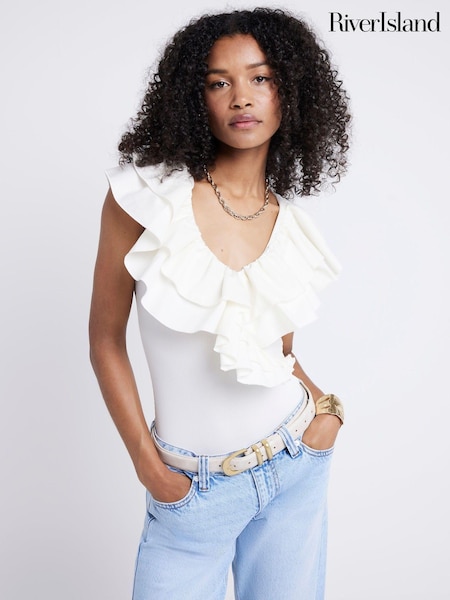 River Island Frill Wrap Bodies (E14195) | 22 €
