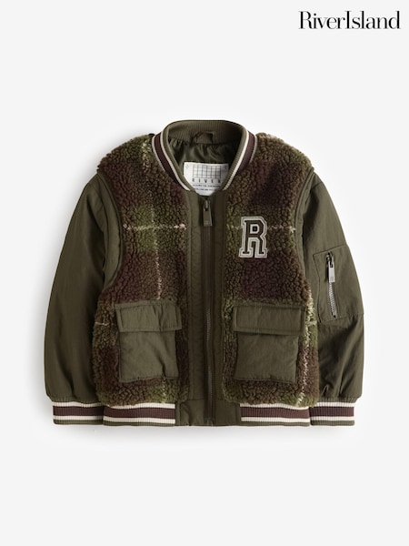 River Island Boys Iconic Check Jacket (E14424) | 133 LEI