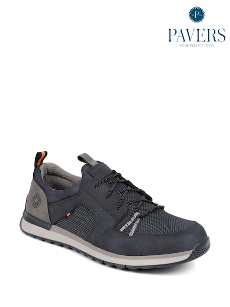 Pavers Navy Blue Bungee Lace Trainers (E14475) | 315 zł