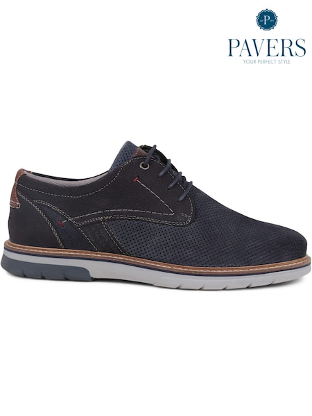 Bleumarin albastru - Pavers Pavers Cu șireturi Pantofi (E14511) | 229 LEI