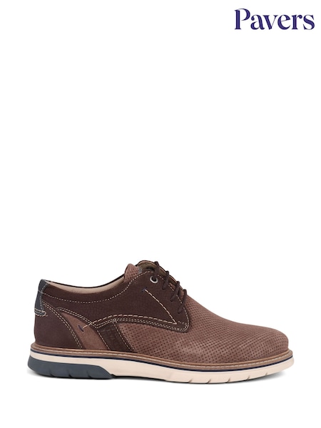 rjava - Pavers Pavers Lace-Up Shoes (E14519) | € 72