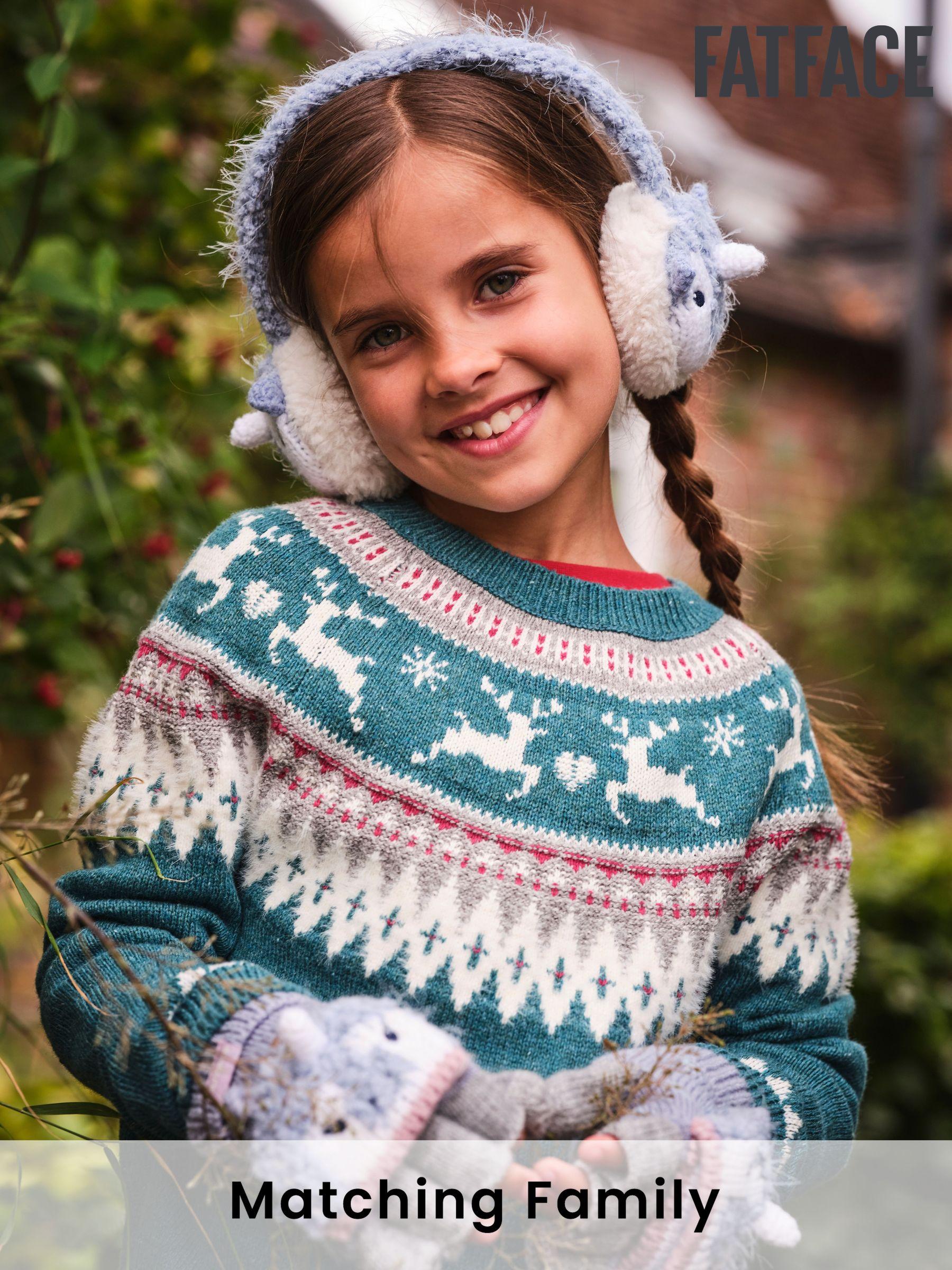 FatFace Long Sleeve Wool Christmas Sweater Childrenswear Christmasclothing Next Ireland