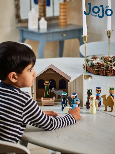 JoJo Maman Bébé Wooden Nativity Set (E14763) | €44.50