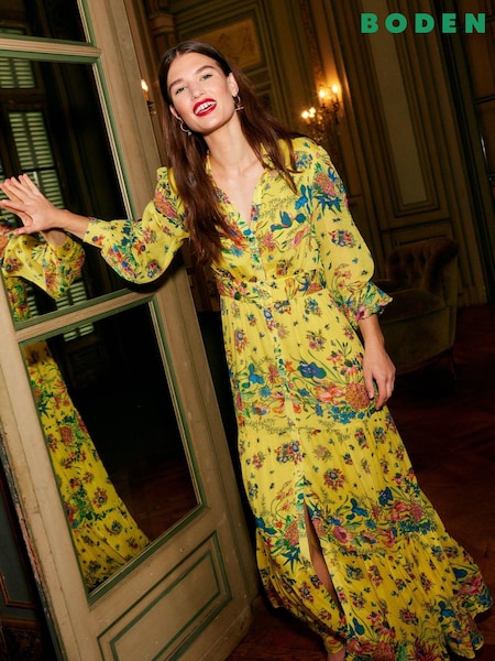 Boden Occasion Maxi Shirt Dress (E14821) | €136