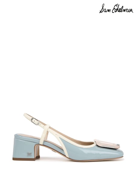 Синий - Sam Edelman Tracie Slingback каблуки (E14919) | €106