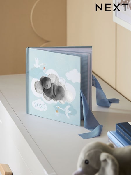 Blue Baby Boy Born in 2025 Record Book (E14958) | €10