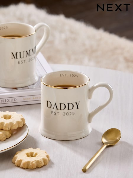 Black/White Est 2025 Dad Mug (E14978) | AZN 16