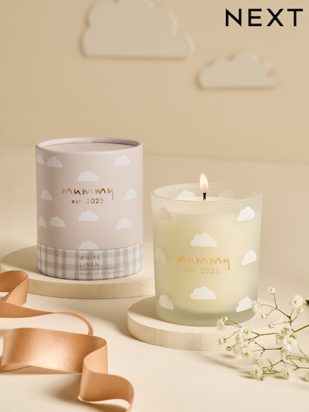 Natural Mummy Est 2025 Cloud Candle (E14986) | €11