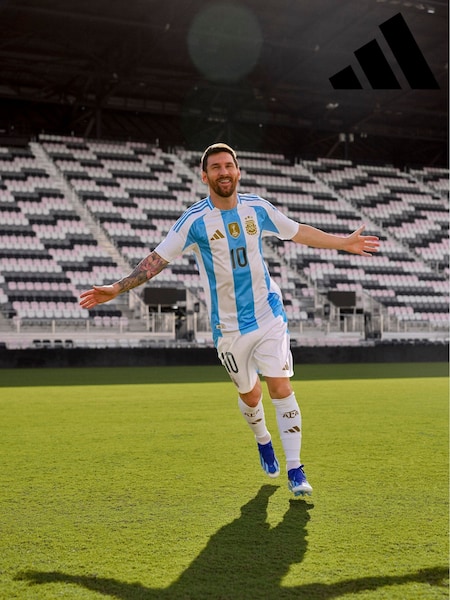 adidas White Argentina Home Shirt 2024 - Messi (E14989) | €79