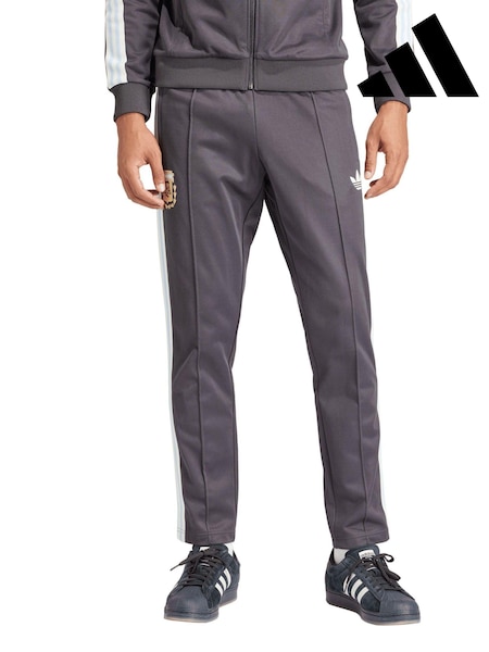 adidas Black Argentina Originals 3 Stripe Track Joggers (E14999) | AED233