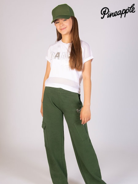 Girls Wide Leg Cargo Joggers (E15220) | €44