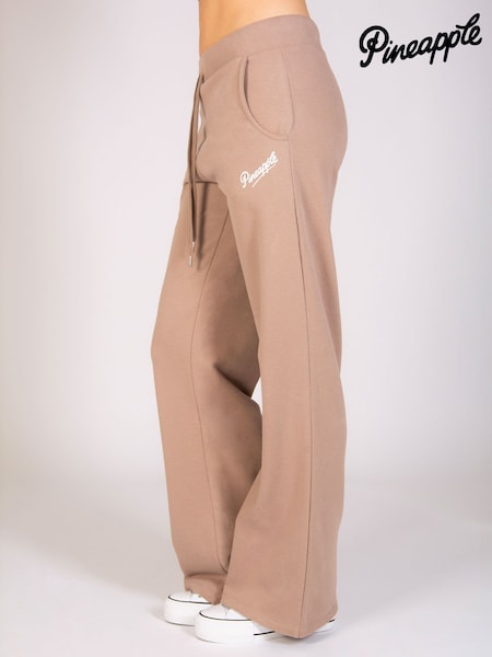 Marrón - Pineapple Womens Essential Wide Leg Joggers (E15236) | 51 €