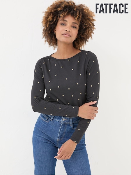 FatFace Bree Black Spot T-Shirt (E15245) | €21