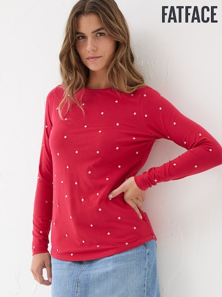 FatFace Bree Red Spot T-Shirt (E15246) | €23.50