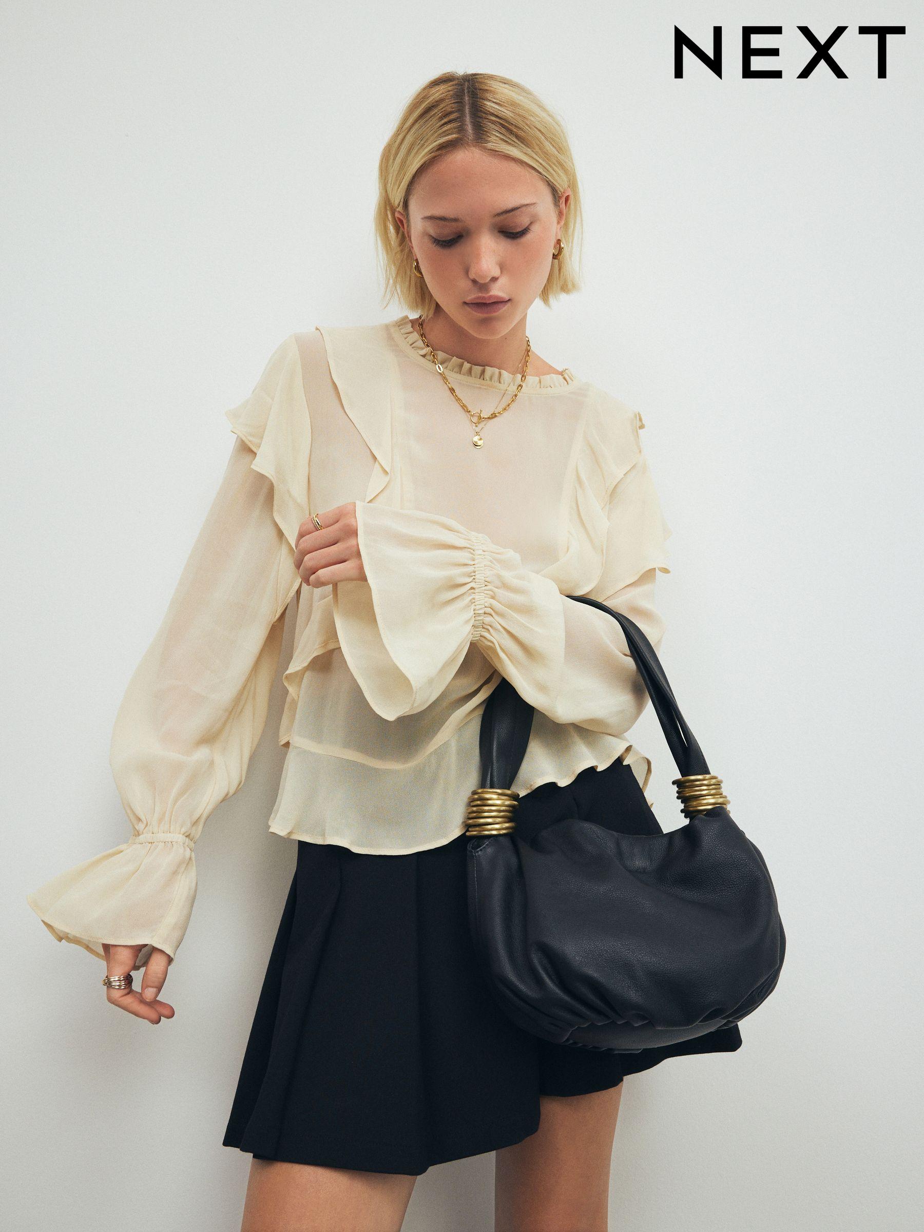 Black Shoulder Bags Black Leather Shoulder Bags Next Spain