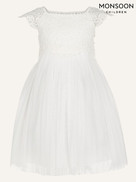 Monsoon Dark Natural Baby Estella Dress (E15551) | 223 QAR - 238 QAR