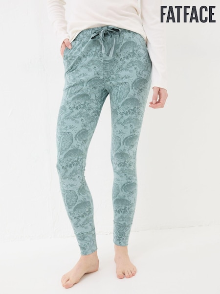 FatFace Ellie Teal Green Ellie Woodland Pyjama Bottoms (E15620) | €23.50