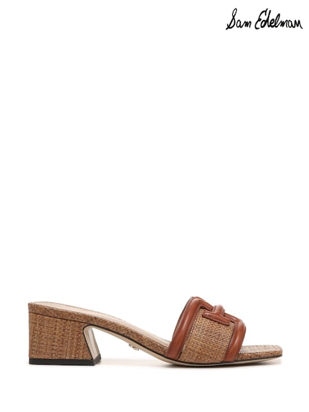 חום - Sam Edelman Waylon Slider Sandals (E15799) | ‏704‏₪