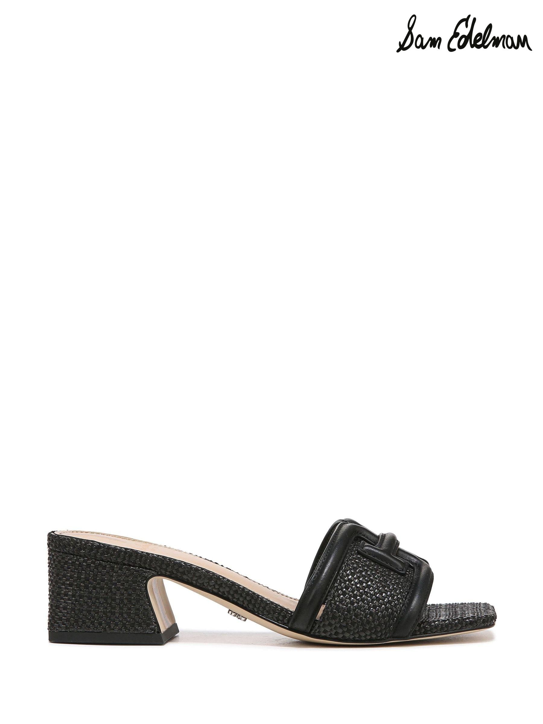 Sam edelman black slides clearance
